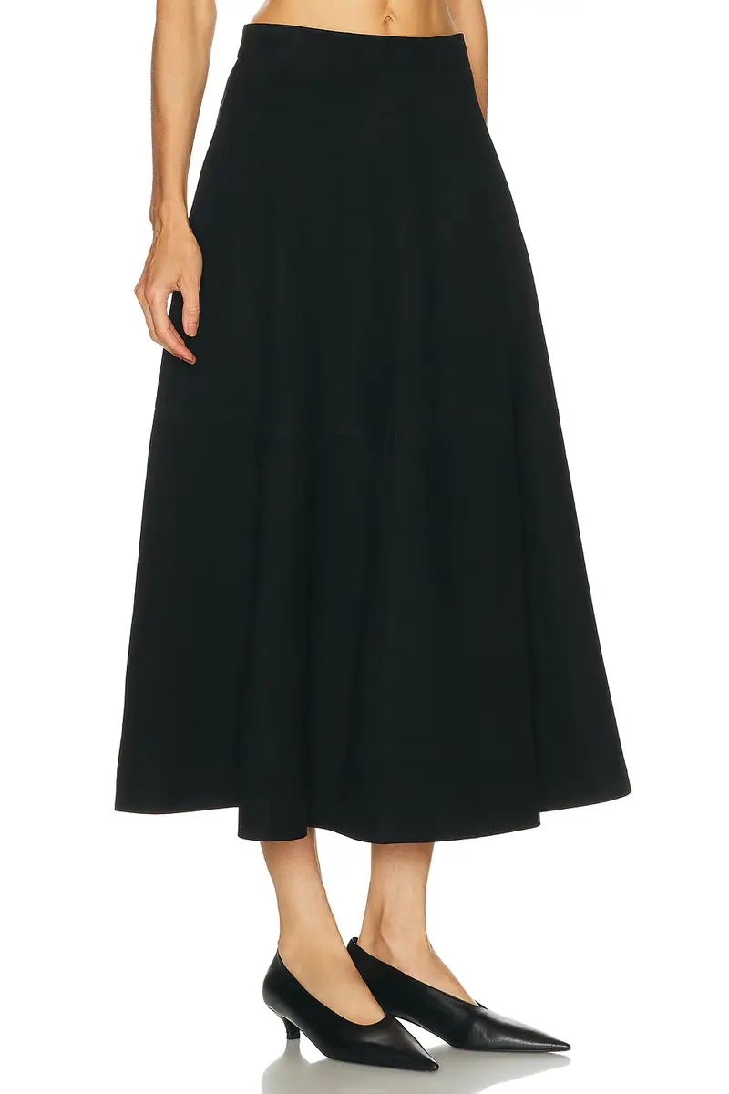 RÓHE A Line Suede Skirt | Thumbnail 2