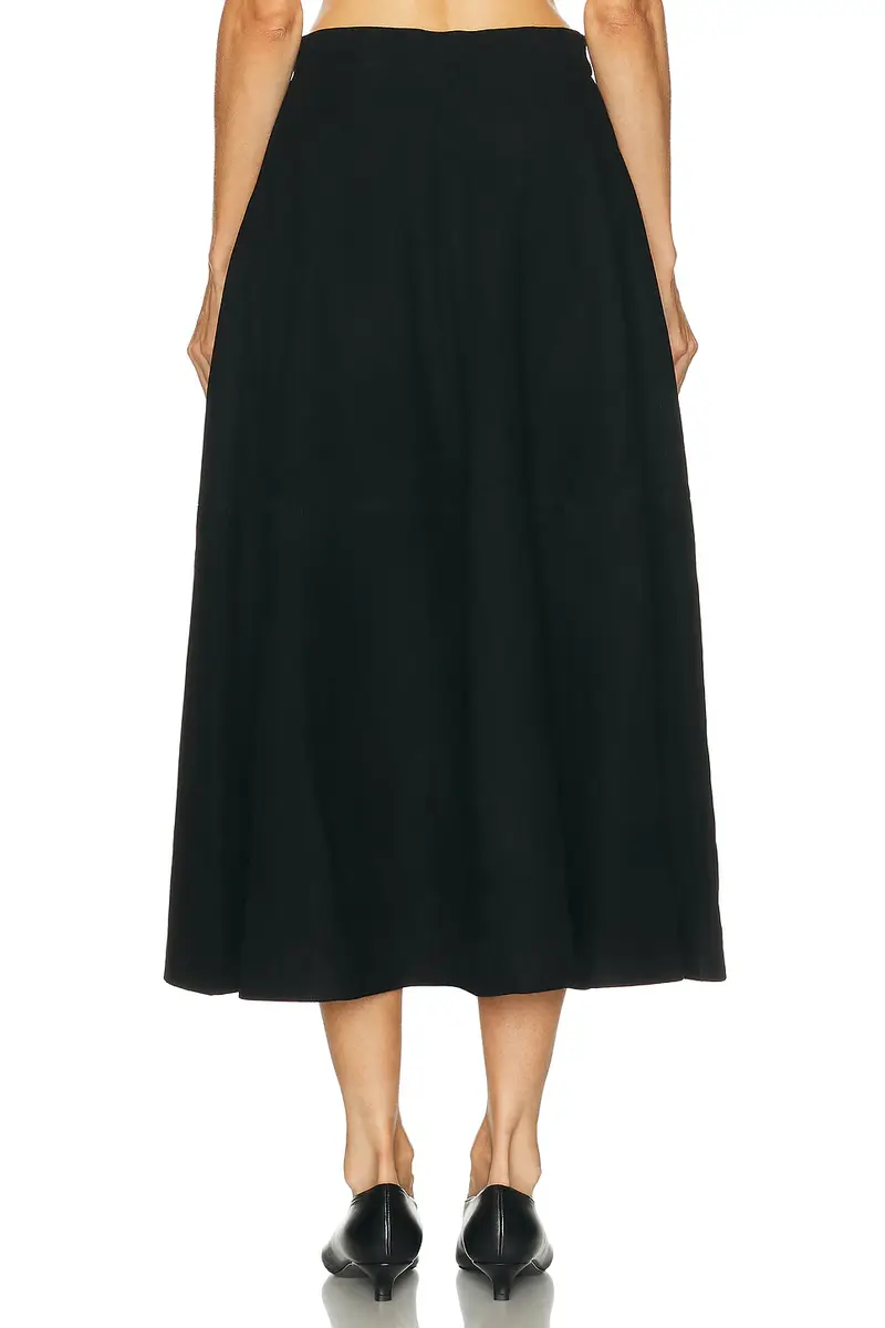 RÓHE A Line Suede Skirt | Thumbnail 4