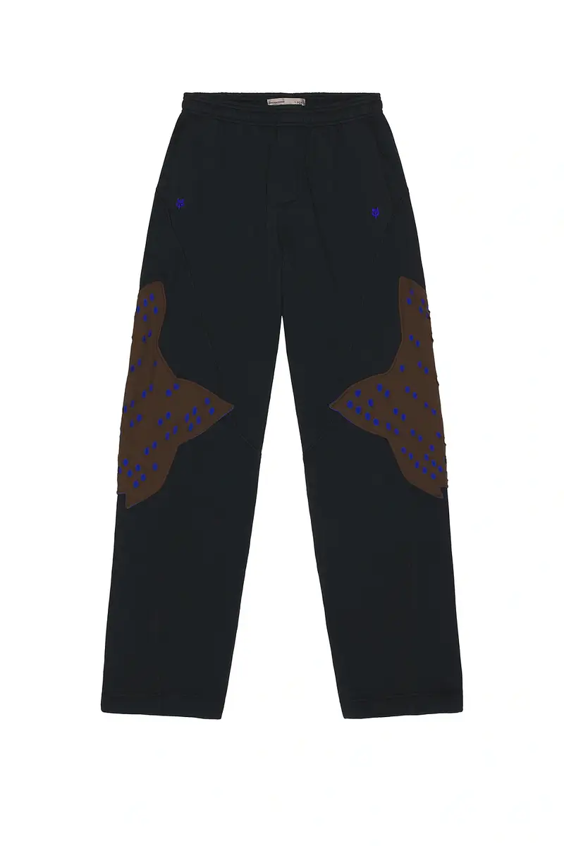 Kiko Kostadinov Perforated Fleece Jogger | Image 1 Kiko Kostadinov Perforated Fleece Jogger | Image 1