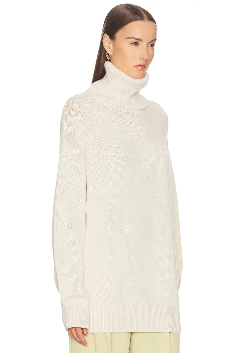 TOTEME Longline Turtleneck Sweater | Thumbnail 2