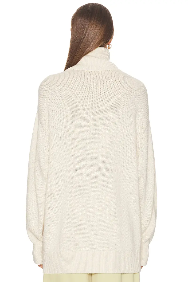 TOTEME Longline Turtleneck Sweater | Thumbnail 3