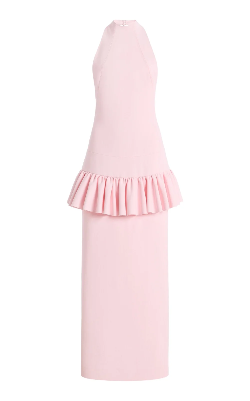 Cybelle Peplum Crepe Maxi Dress