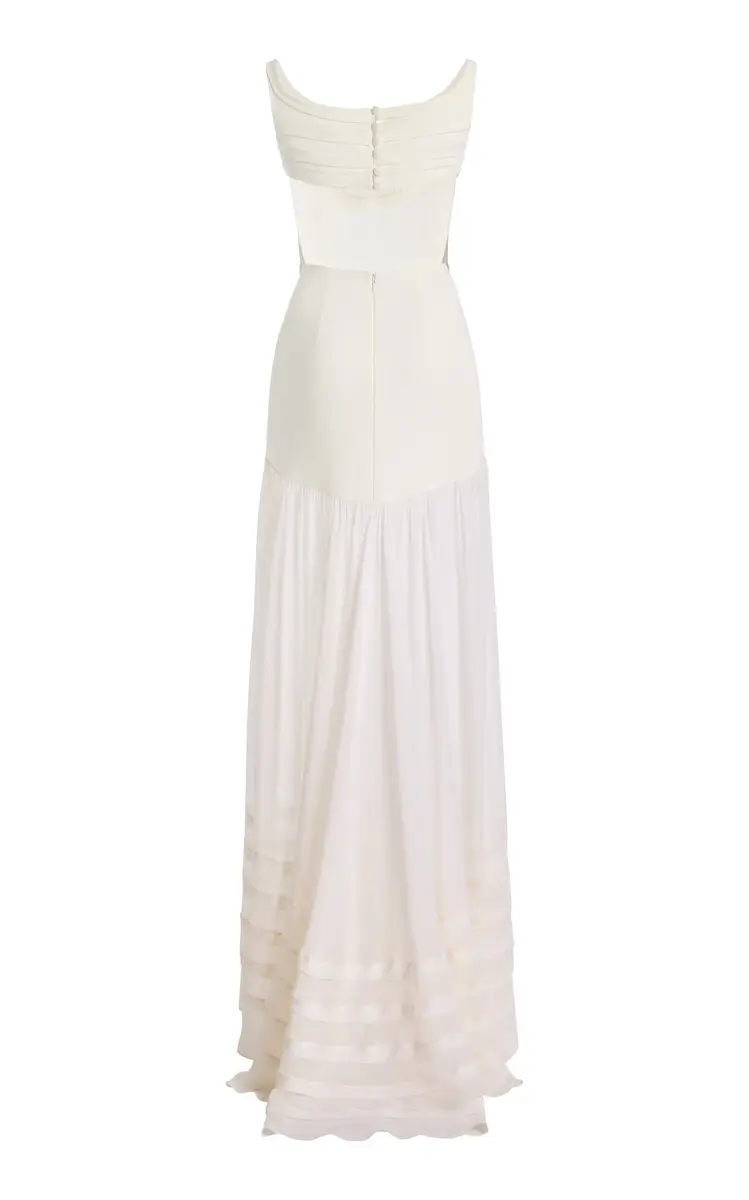 Harithand Teresa Silk Georgette Maxi Dress | Thumbnail 6