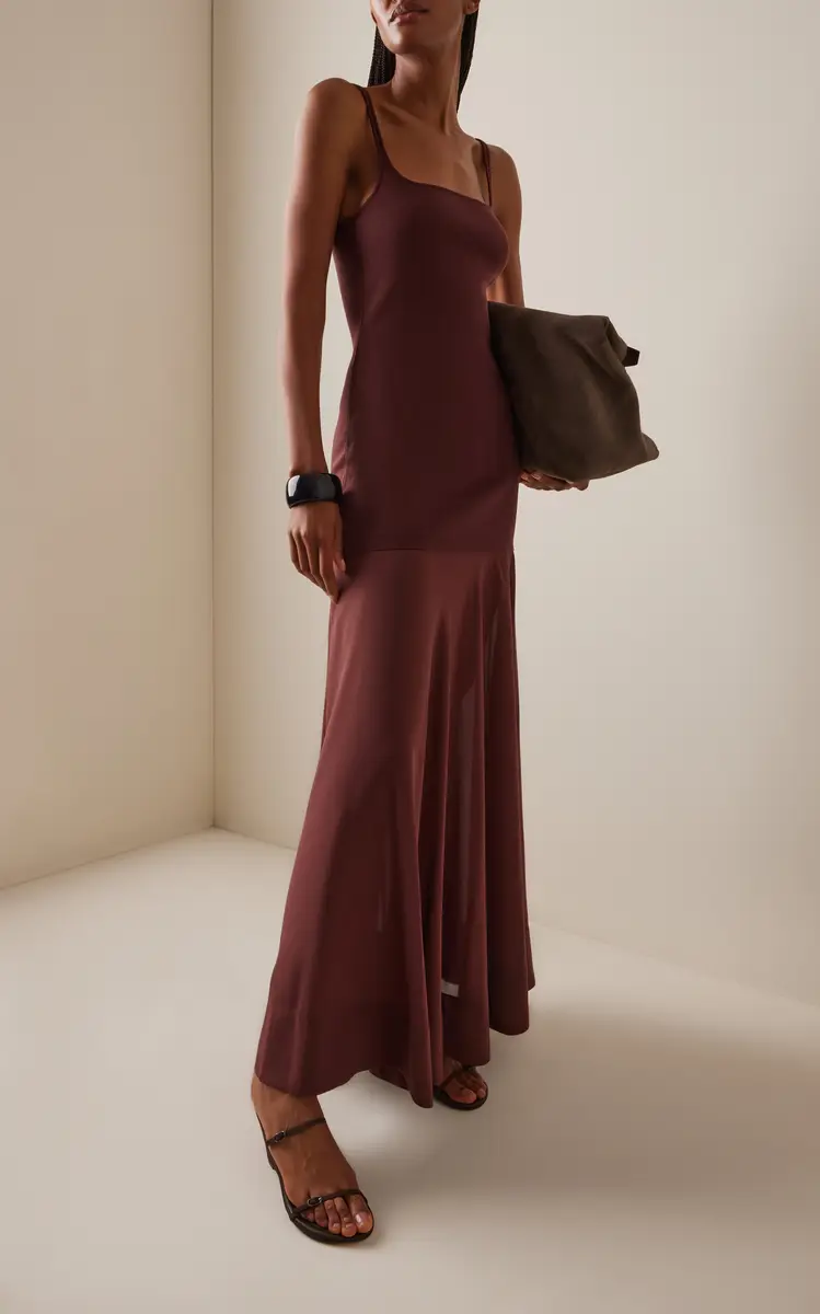 St. Agni Knit and Silk Maxi Dress | Thumbnail 2 St. Agni Knit and Silk Maxi Dress | Thumbnail 2