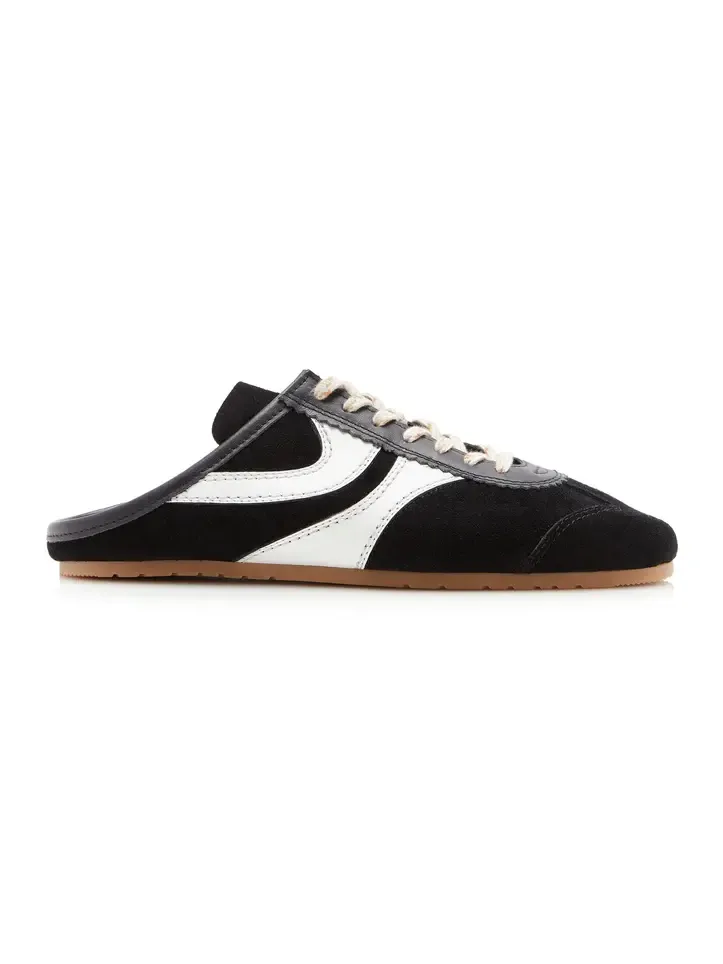 Suede Sneaker Mules Suede Sneaker Mules