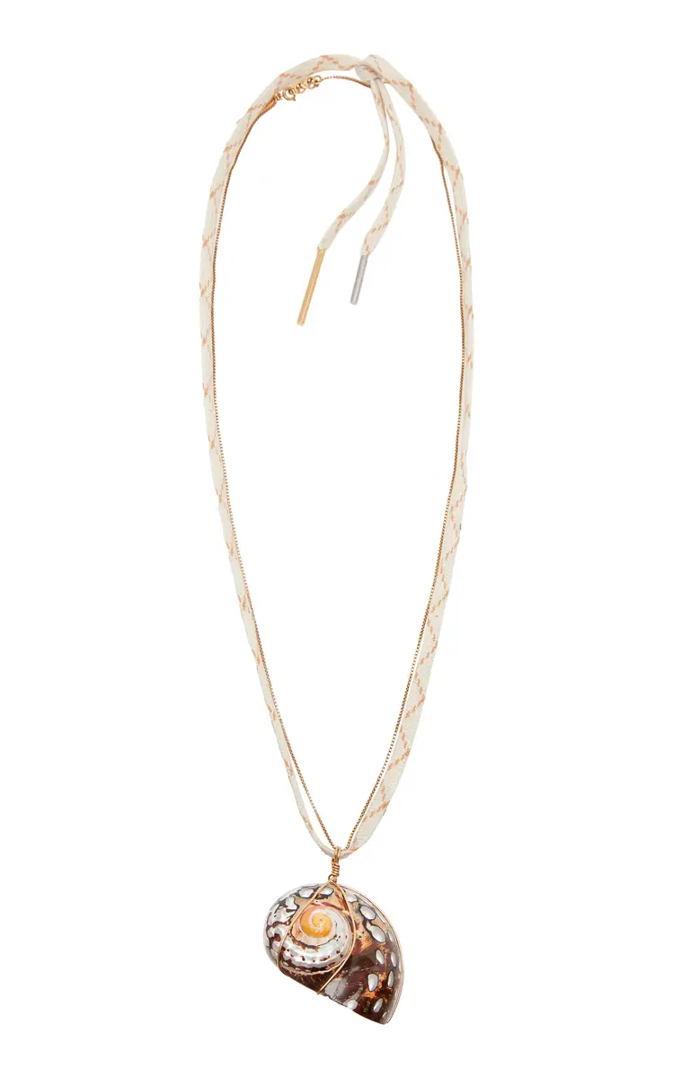 Dries Van Noten Shell Pendant Necklace
