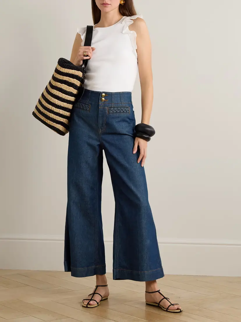 Zimmermann Awaken Ruffled Ribbed Cotton-blend Jersey Tank | Thumbnail 2