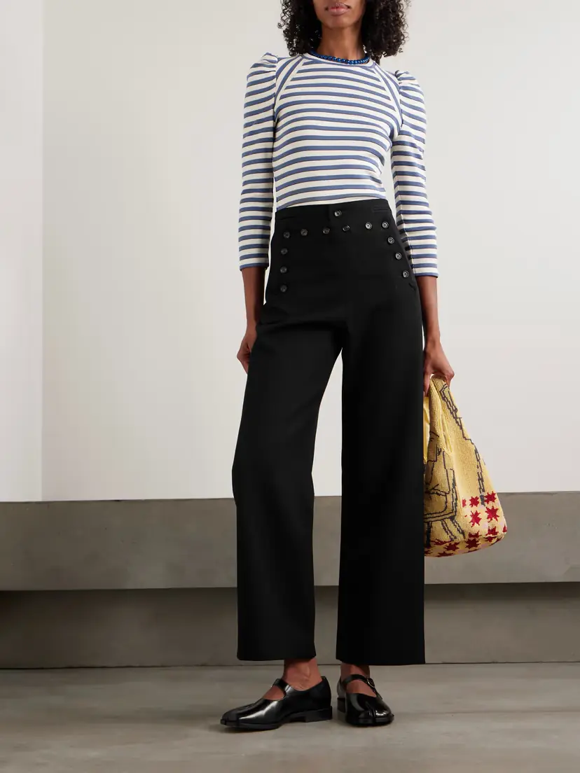 BODE Sailor Wool-twill Straight-leg Pants | Thumbnail 2 BODE Sailor Wool-twill Straight-leg Pants | Thumbnail 2