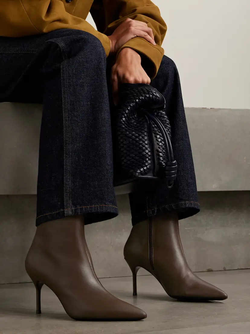 Staud Sebastian Leather Ankle Boots | Thumbnail 2 Staud Sebastian Leather Ankle Boots | Thumbnail 2