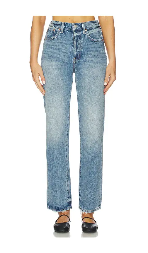 Pistola Cassie Petite Super High Rise Straight Jeans | Image 1 Pistola Cassie Petite Super High Rise Straight Jeans | Image 1