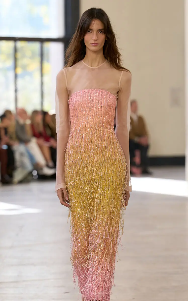 Aje Amulet Sequined Linen-Blend Midi Dress | Thumbnail 2 Aje Amulet Sequined Linen-Blend Midi Dress | Thumbnail 2