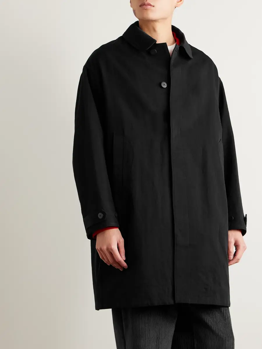 Visvim Balmat Wool and Linen-Blend Twill Coat - Men | Thumbnail 3 Visvim Balmat Wool and Linen-Blend Twill Coat - Men | Thumbnail 3