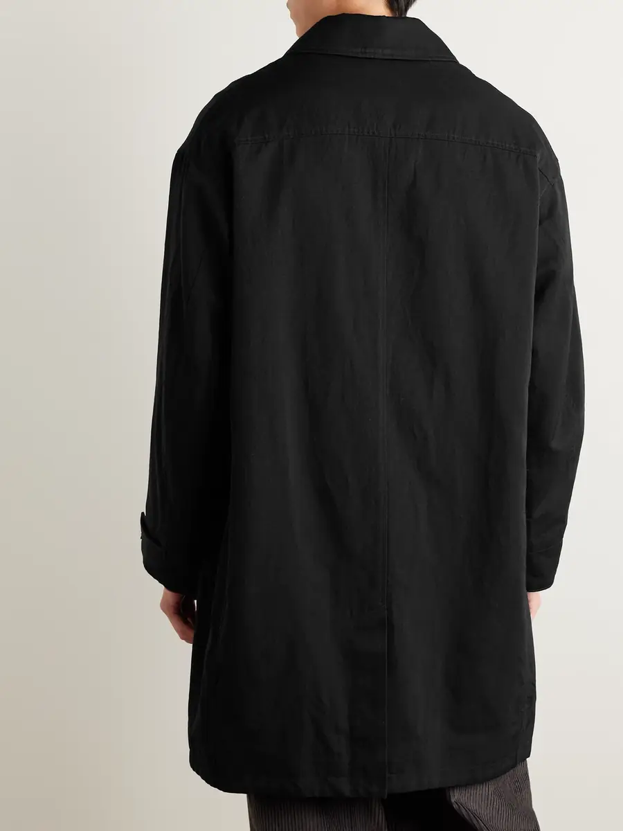 Visvim Balmat Wool and Linen-Blend Twill Coat - Men | Thumbnail 4 Visvim Balmat Wool and Linen-Blend Twill Coat - Men | Thumbnail 4