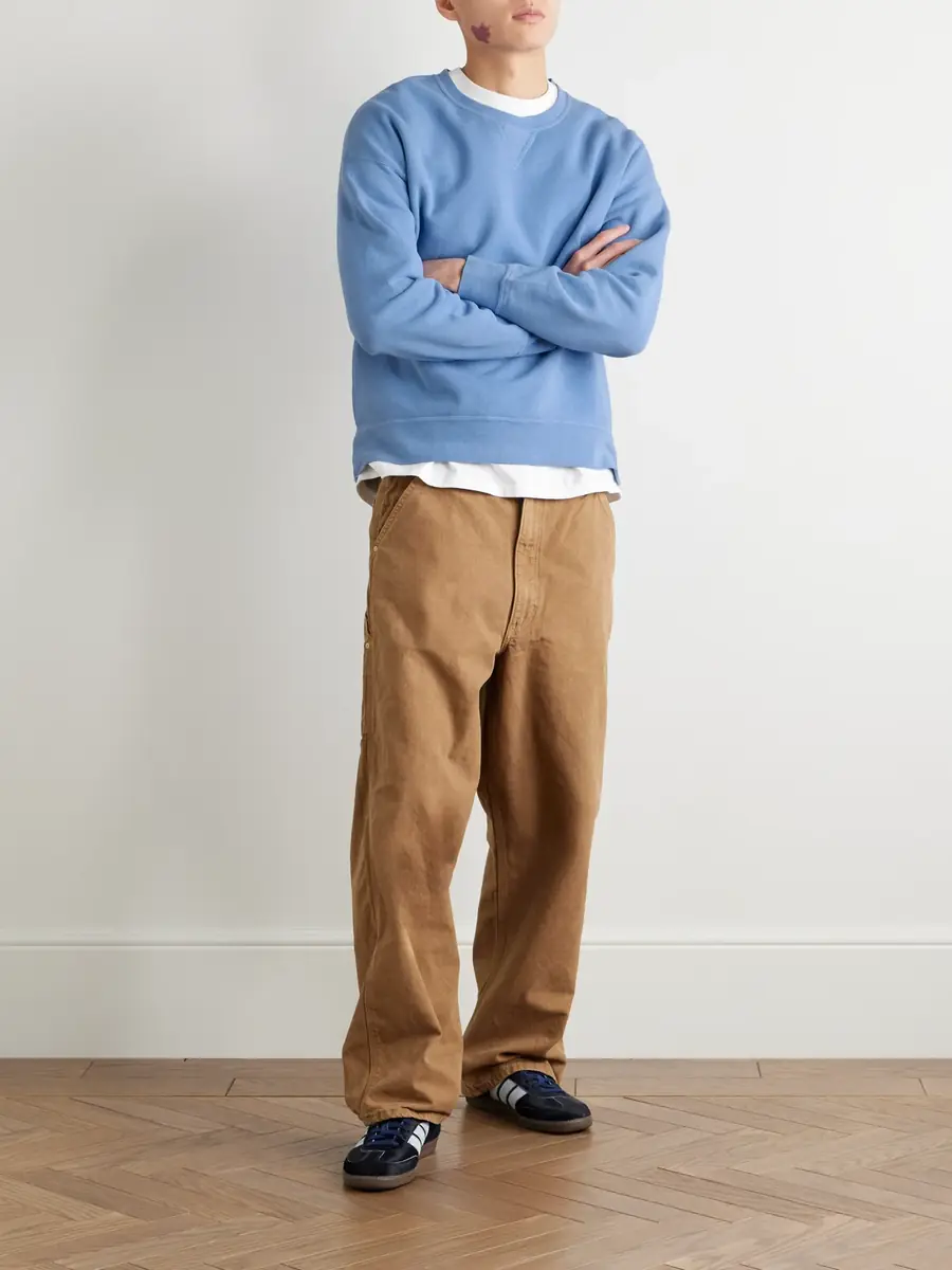 Visvim Jumbo SB Cotton-Jersey Sweatshirt - Men | Thumbnail 2 Visvim Jumbo SB Cotton-Jersey Sweatshirt - Men | Thumbnail 2