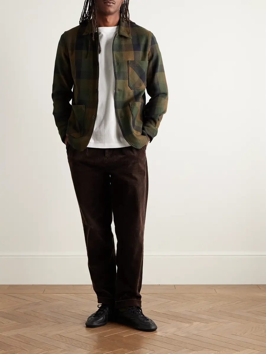 Portuguese Flannel Labura Checked Organic Cotton-Twill Overshirt - Men | Thumbnail 2 Portuguese Flannel Labura Checked Organic Cotton-Twill Overshirt - Men | Thumbnail 2