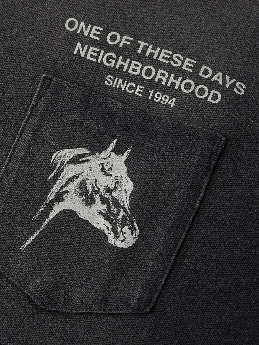 Neighborhood One of These Days Logo-Print Cotton-Jersey T-Shirt - Men | Thumbnail 4 Neighborhood One of These Days Logo-Print Cotton-Jersey T-Shirt - Men | Thumbnail 4