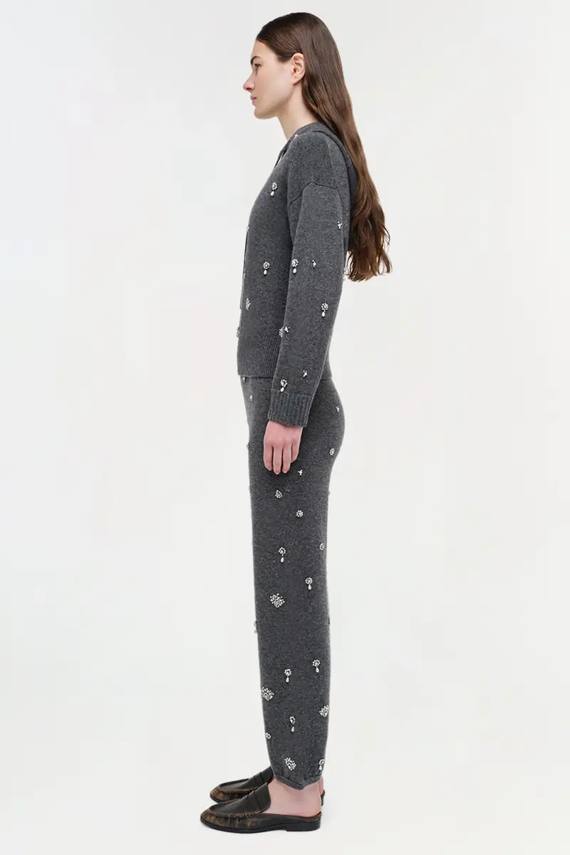 Simkhai Karmen Embellished Cashmere Hoodie | Thumbnail 3 Simkhai Karmen Embellished Cashmere Hoodie | Thumbnail 3