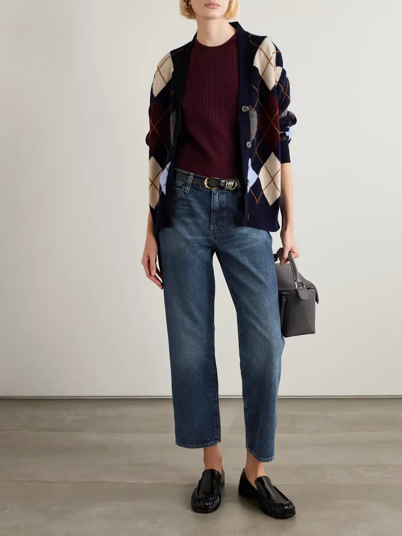 Frame The Hang Cropped Mid-rise Straight-leg Jeans | Thumbnail 2 Frame The Hang Cropped Mid-rise Straight-leg Jeans | Thumbnail 2