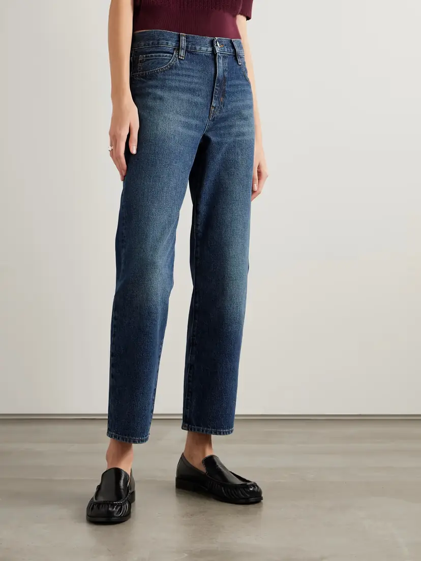Frame The Hang Cropped Mid-rise Straight-leg Jeans | Thumbnail 3 Frame The Hang Cropped Mid-rise Straight-leg Jeans | Thumbnail 3