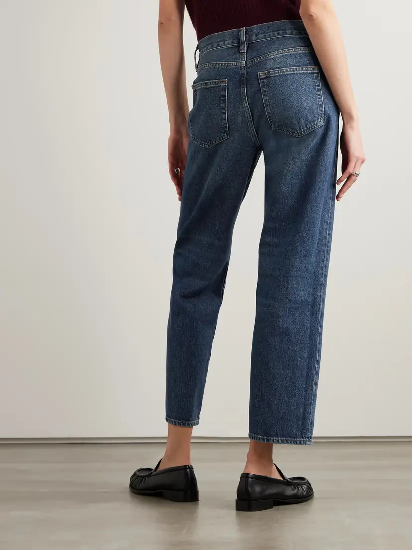 Frame The Hang Cropped Mid-rise Straight-leg Jeans | Thumbnail 4 Frame The Hang Cropped Mid-rise Straight-leg Jeans | Thumbnail 4