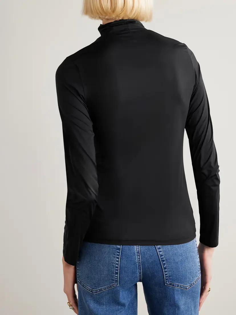 Frame The Hosiery Jersey Turtleneck Top | Thumbnail 4 Frame The Hosiery Jersey Turtleneck Top | Thumbnail 4