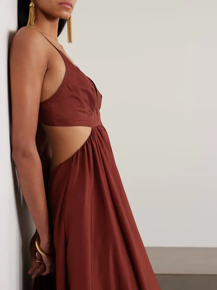 Zimmermann Wanderlust Cutout Silk-poplin Maxi Dress | Thumbnail 5 Zimmermann Wanderlust Cutout Silk-poplin Maxi Dress | Thumbnail 5