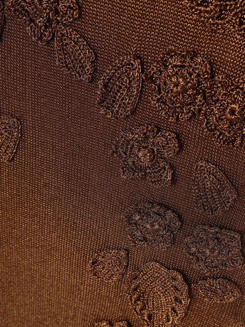 Cult Gaia Pemma Appliquéd Knitted Midi Dress | Thumbnail 4 Cult Gaia Pemma Appliquéd Knitted Midi Dress | Thumbnail 4
