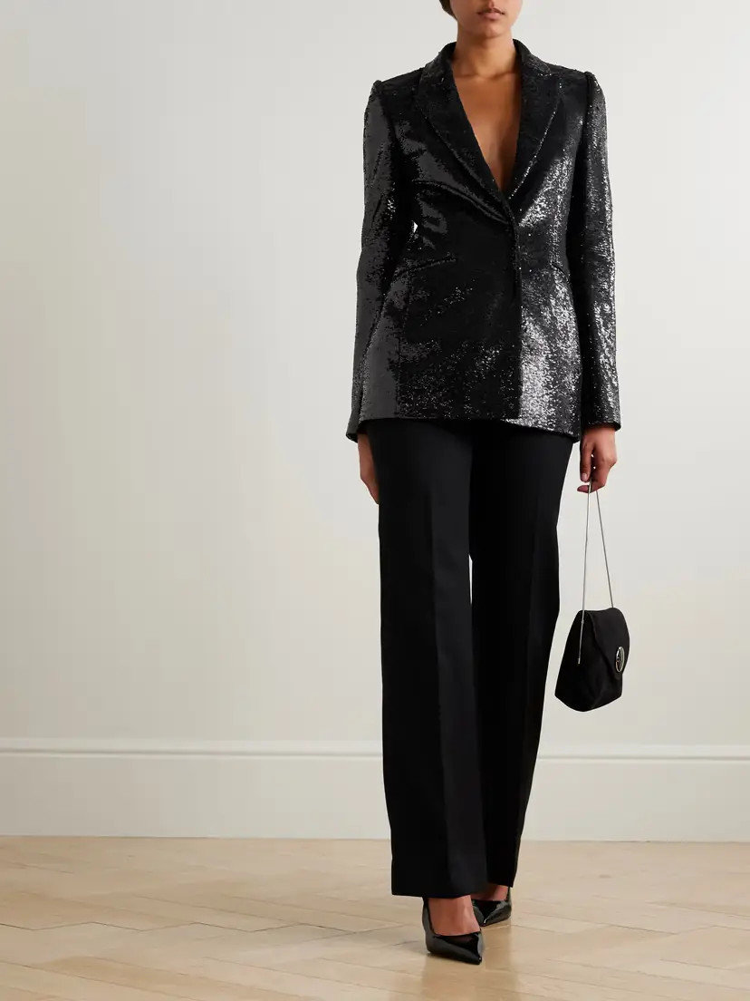 Carolina Herrera Sequined Tulle Blazer | Thumbnail 2