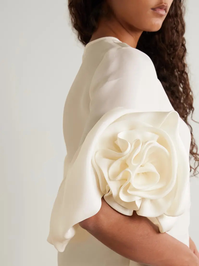 Carolina Herrera Gathered Silk Blouse | Thumbnail 6