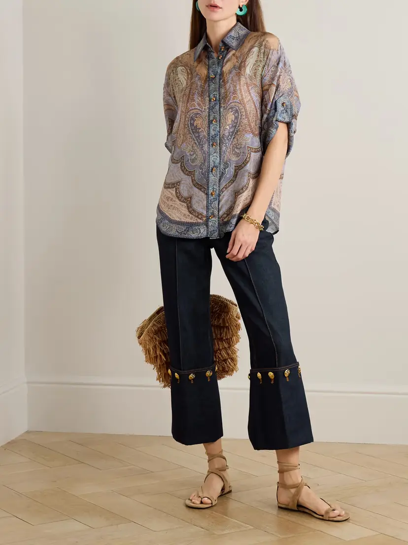 Zimmermann Wanderlust Paisley-print Silk Shirt | Thumbnail 2 Zimmermann Wanderlust Paisley-print Silk Shirt | Thumbnail 2