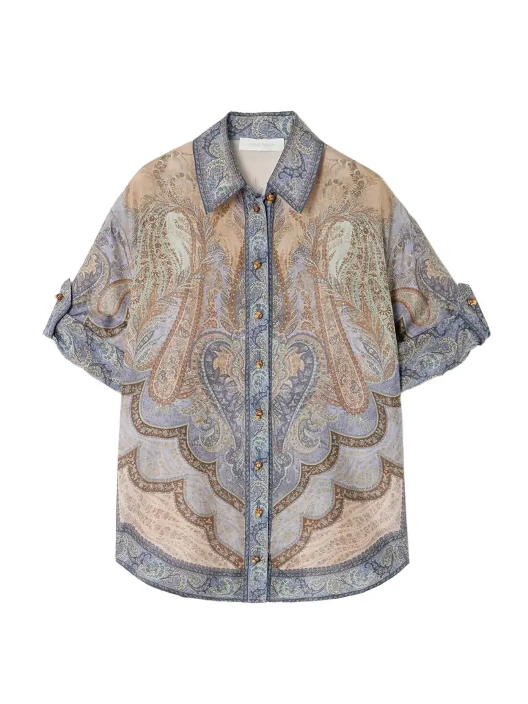 Wanderlust Paisley-print Silk Shirt Wanderlust Paisley-print Silk Shirt