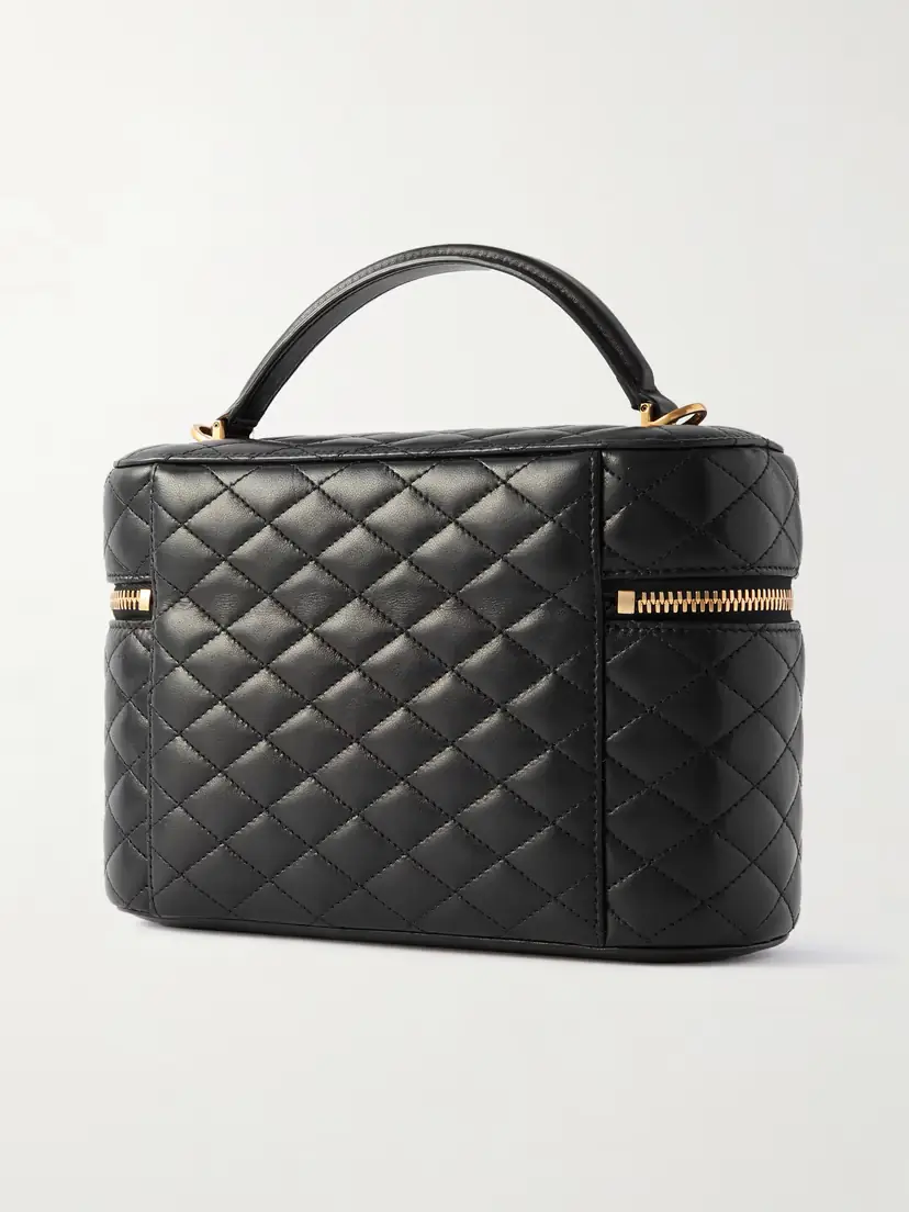 Saint Laurent Gaby Vanity Large Quilted Leather Shoulder Bag | Thumbnail 3 Saint Laurent Gaby Vanity Large Quilted Leather Shoulder Bag | Thumbnail 3