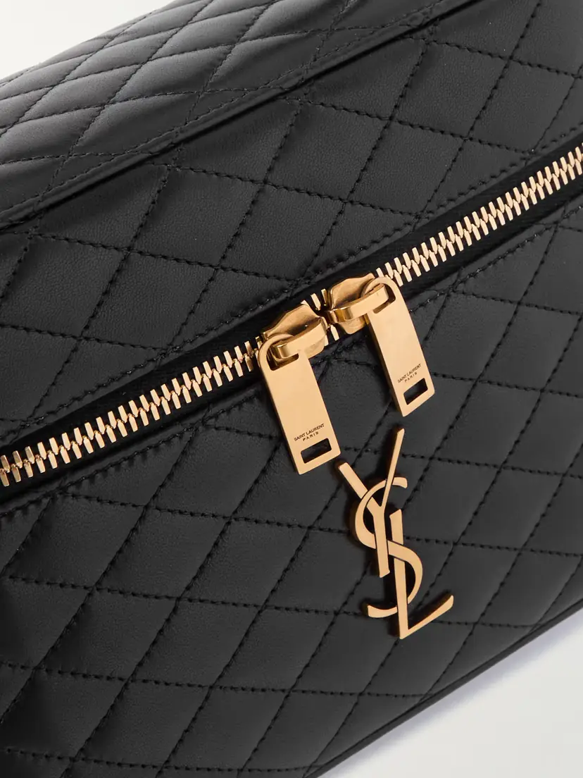 Saint Laurent Gaby Vanity Large Quilted Leather Shoulder Bag | Thumbnail 4 Saint Laurent Gaby Vanity Large Quilted Leather Shoulder Bag | Thumbnail 4