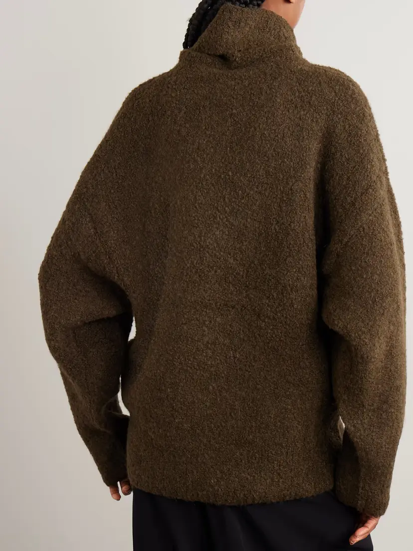 TOTEME Bouclé Turtleneck Sweater | Thumbnail 3 TOTEME Bouclé Turtleneck Sweater | Thumbnail 3