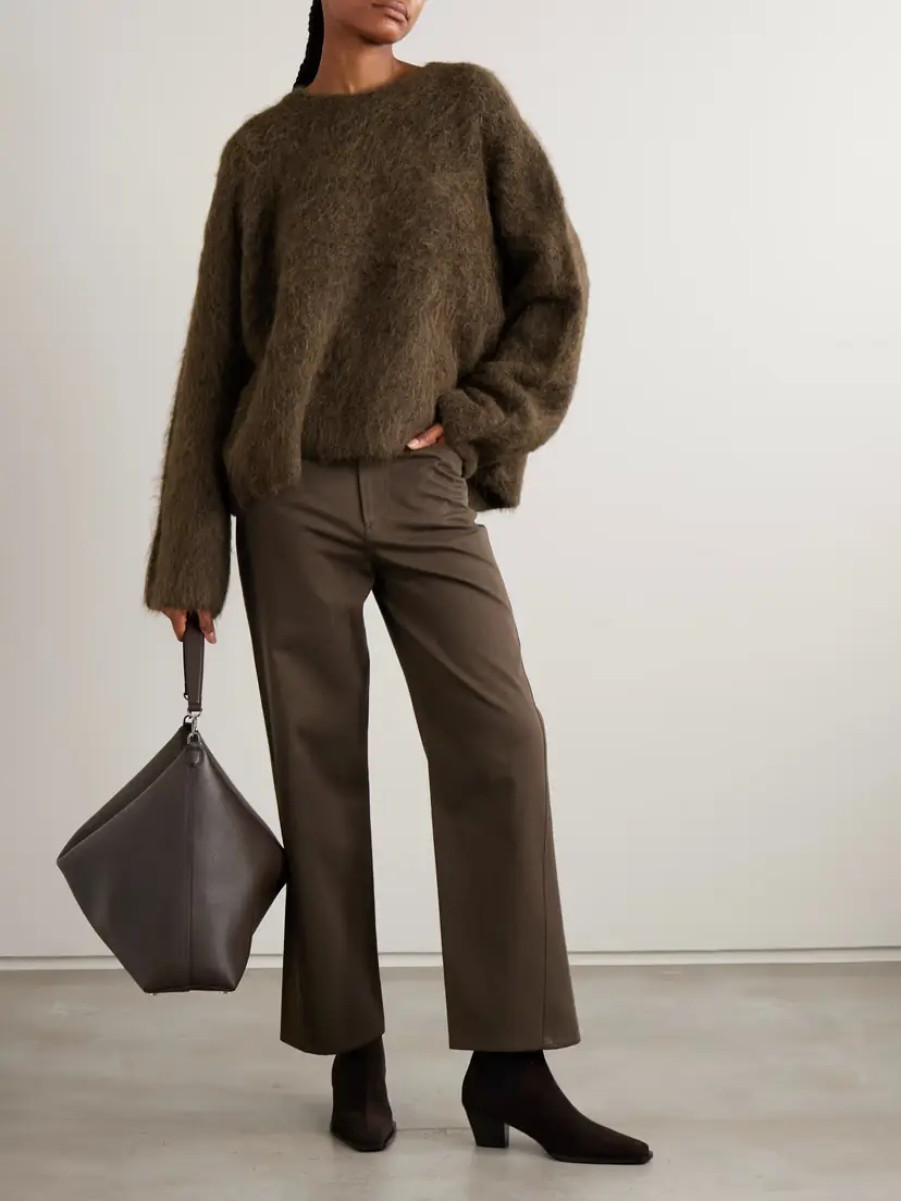TOTEME Brushed Alpaca-blend Sweater | Thumbnail 2