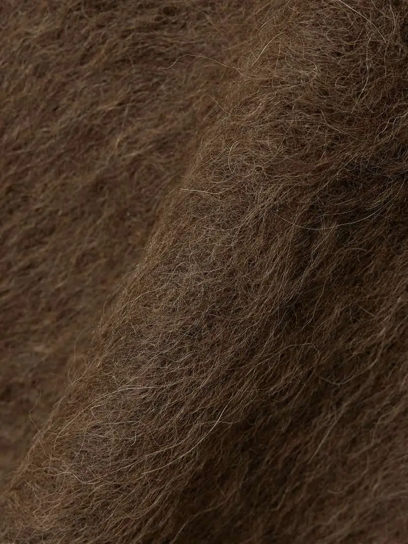 TOTEME Brushed Alpaca-blend Sweater | Thumbnail 4