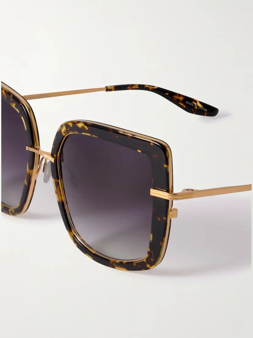 BARTON PERREIRA Margret Square-frame Tortoiseshell Acetate And Gold-tone Sunglasses | Thumbnail 4 BARTON PERREIRA Margret Square-frame Tortoiseshell Acetate And Gold-tone Sunglasses | Thumbnail 4