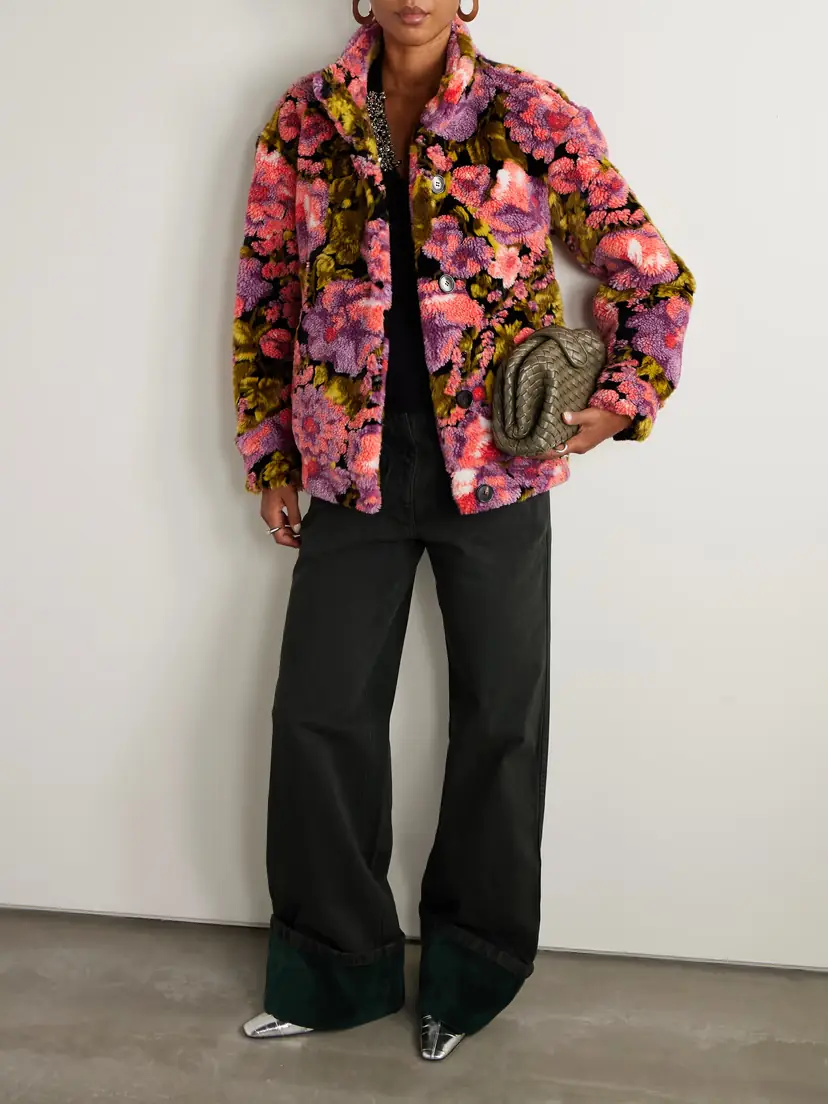 Dries Van Noten Floral-print Fleece Jacket | Thumbnail 2