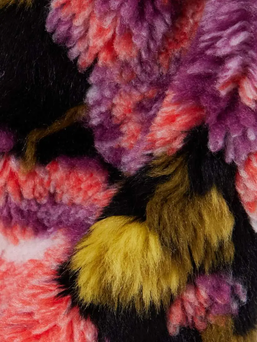 Dries Van Noten Floral-print Plush Scarf | Thumbnail 3 Dries Van Noten Floral-print Plush Scarf | Thumbnail 3