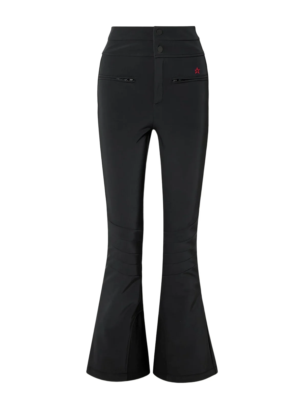 Aurora Embroidered Stretch-shell Flared Ski Pants