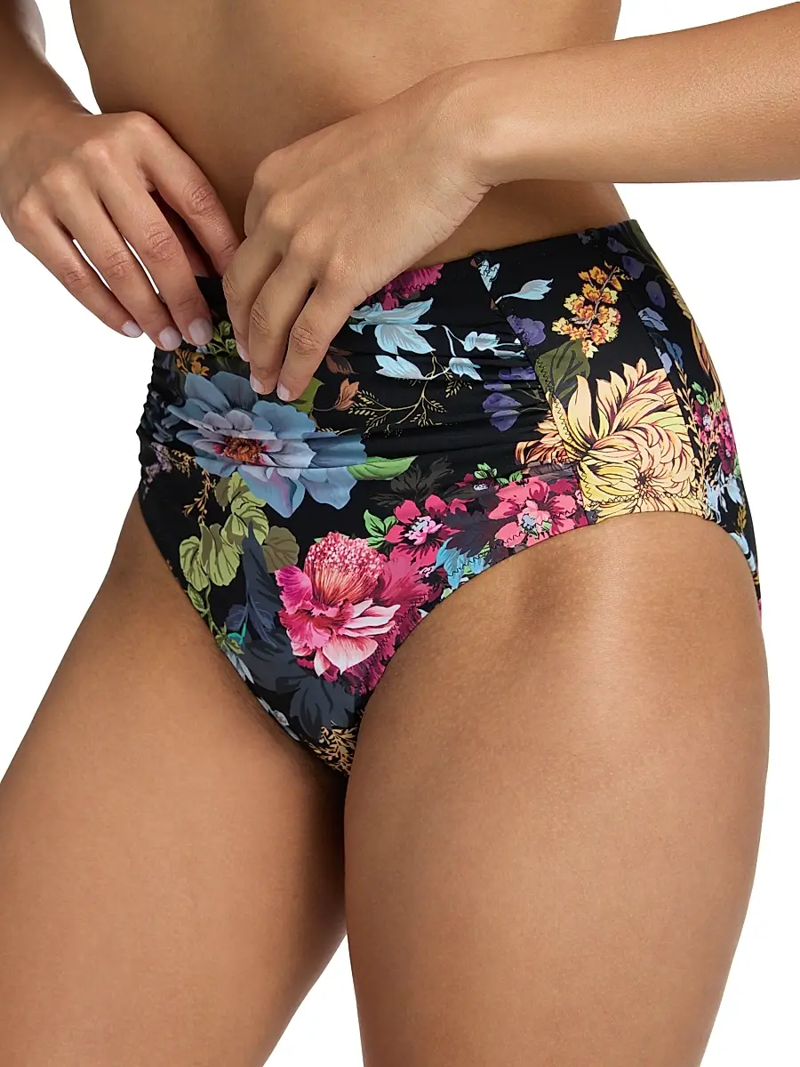Johnny Was Women's Baccara Ruched Bikini Bottom - Baccara | Thumbnail 5