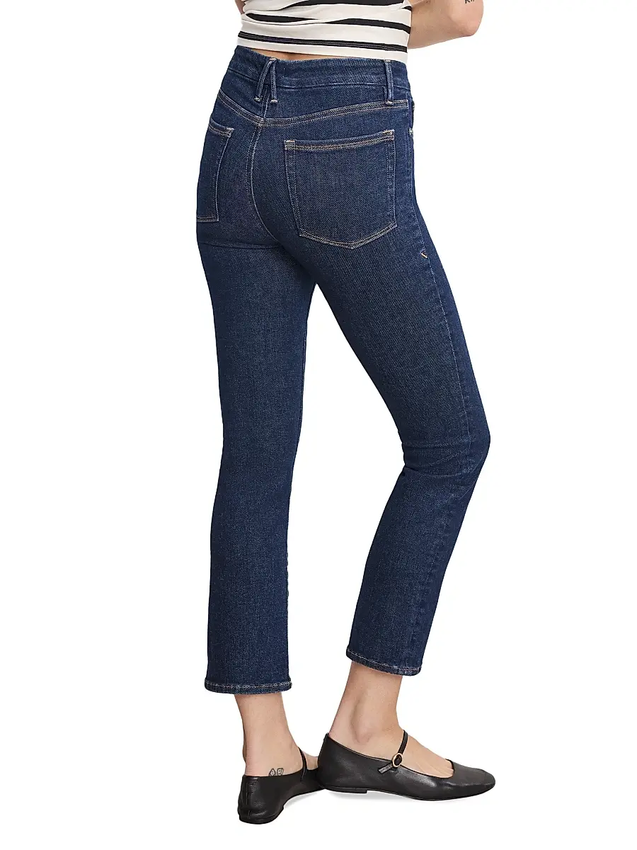 GOOD AMERICAN Women's Good Legs Straight Jeans | Thumbnail 5 GOOD AMERICAN Women's Good Legs Straight Jeans | Thumbnail 5