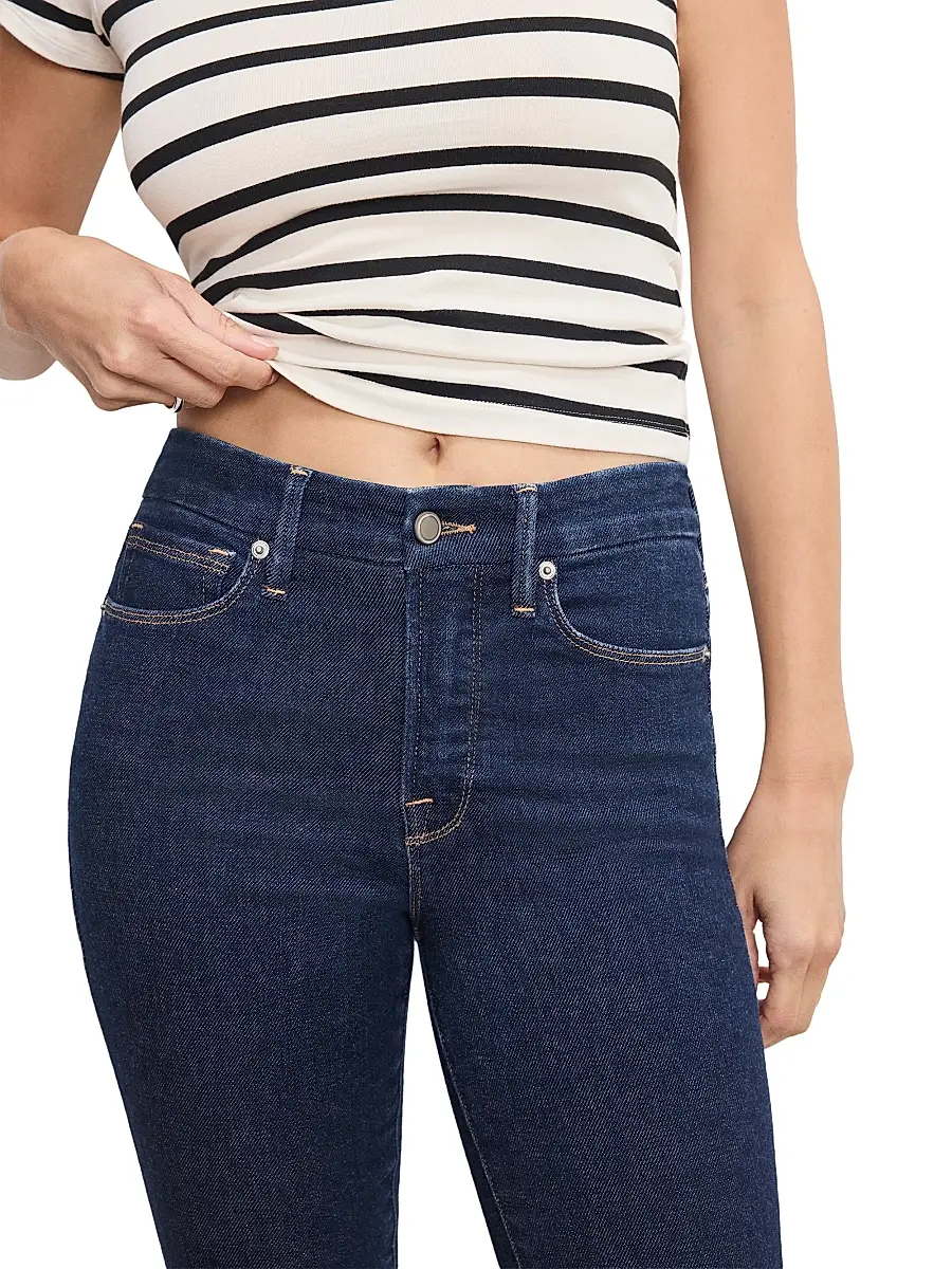 GOOD AMERICAN Women's Good Legs Straight Jeans | Thumbnail 6 GOOD AMERICAN Women's Good Legs Straight Jeans | Thumbnail 6