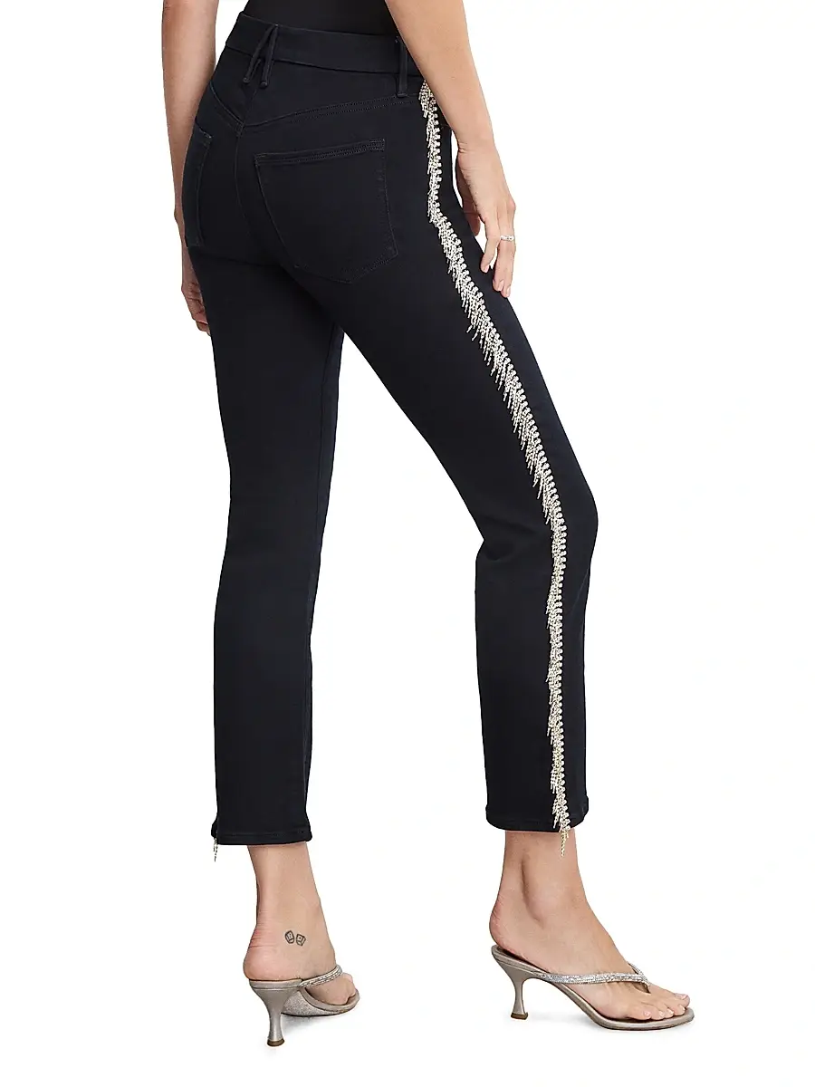 GOOD AMERICAN Women's Good Legs Straight Diamond Jeans | Thumbnail 5