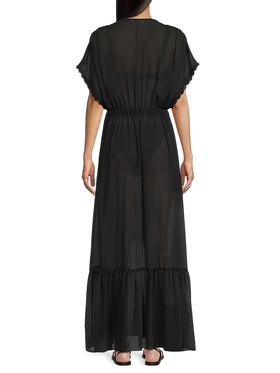Ramy Brook Women's Gem Tie-Waist Cover-Up Maxi Dress | Thumbnail 5 Ramy Brook Women's Gem Tie-Waist Cover-Up Maxi Dress | Thumbnail 5