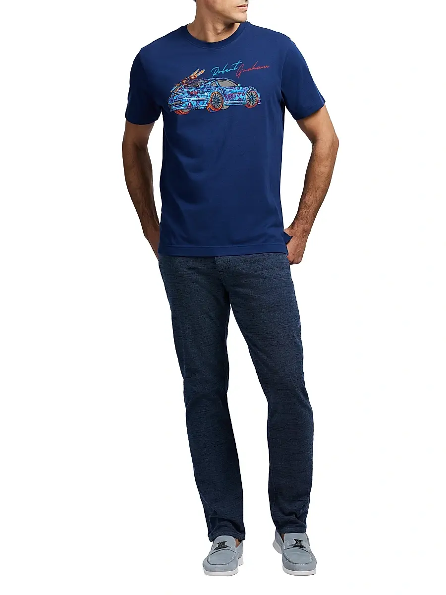 Robert Graham Men's Road Trip Graphic T-Shirt | Thumbnail 2 Robert Graham Men's Road Trip Graphic T-Shirt | Thumbnail 2