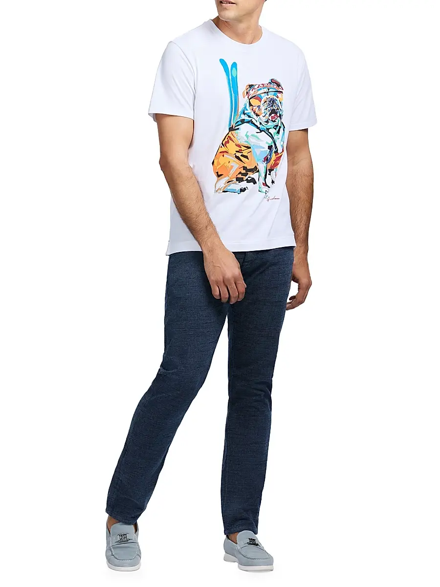 Robert Graham Men's Ski Graham Graphic T-Shirt | Thumbnail 2