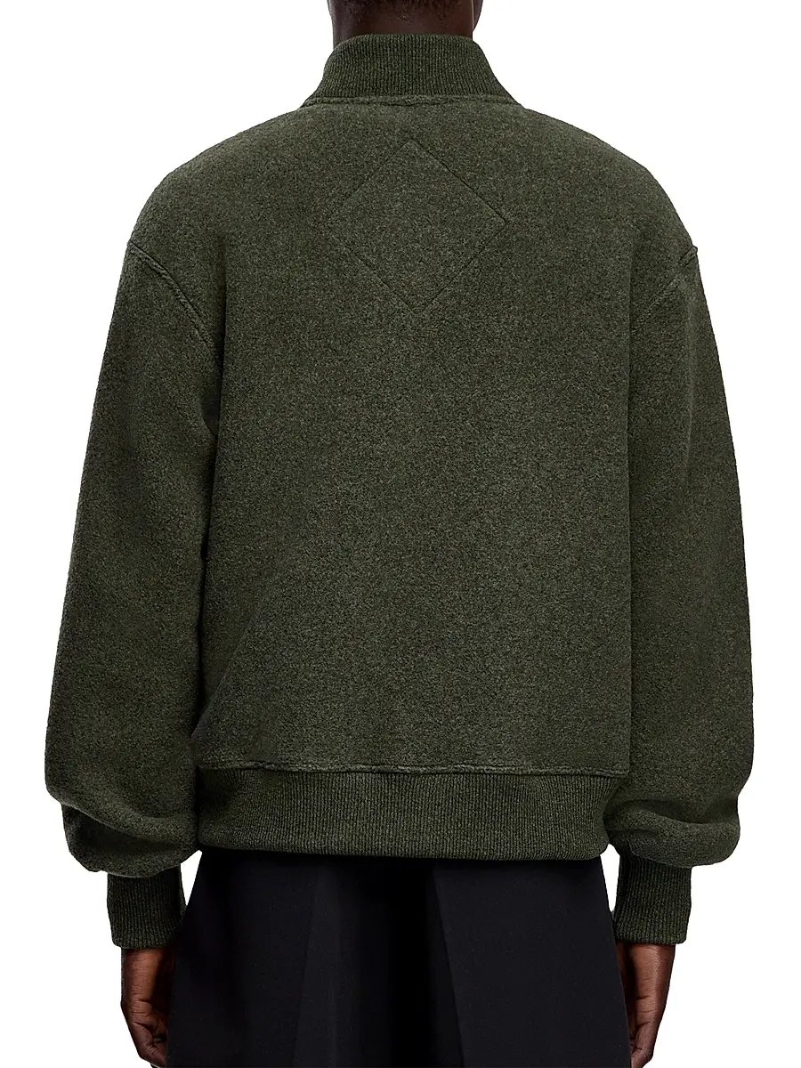 Canada Goose Men's Hudson Fleece Bomber Jacket - Dark Sage | Thumbnail 3 Canada Goose Men's Hudson Fleece Bomber Jacket - Dark Sage | Thumbnail 3