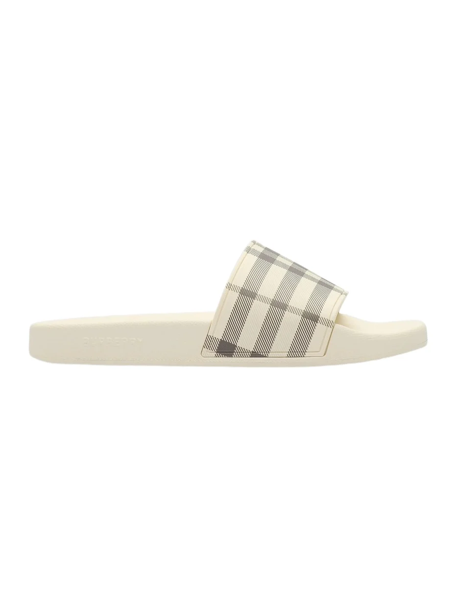 Women's Furley Check Slides Women's Furley Check Slides
