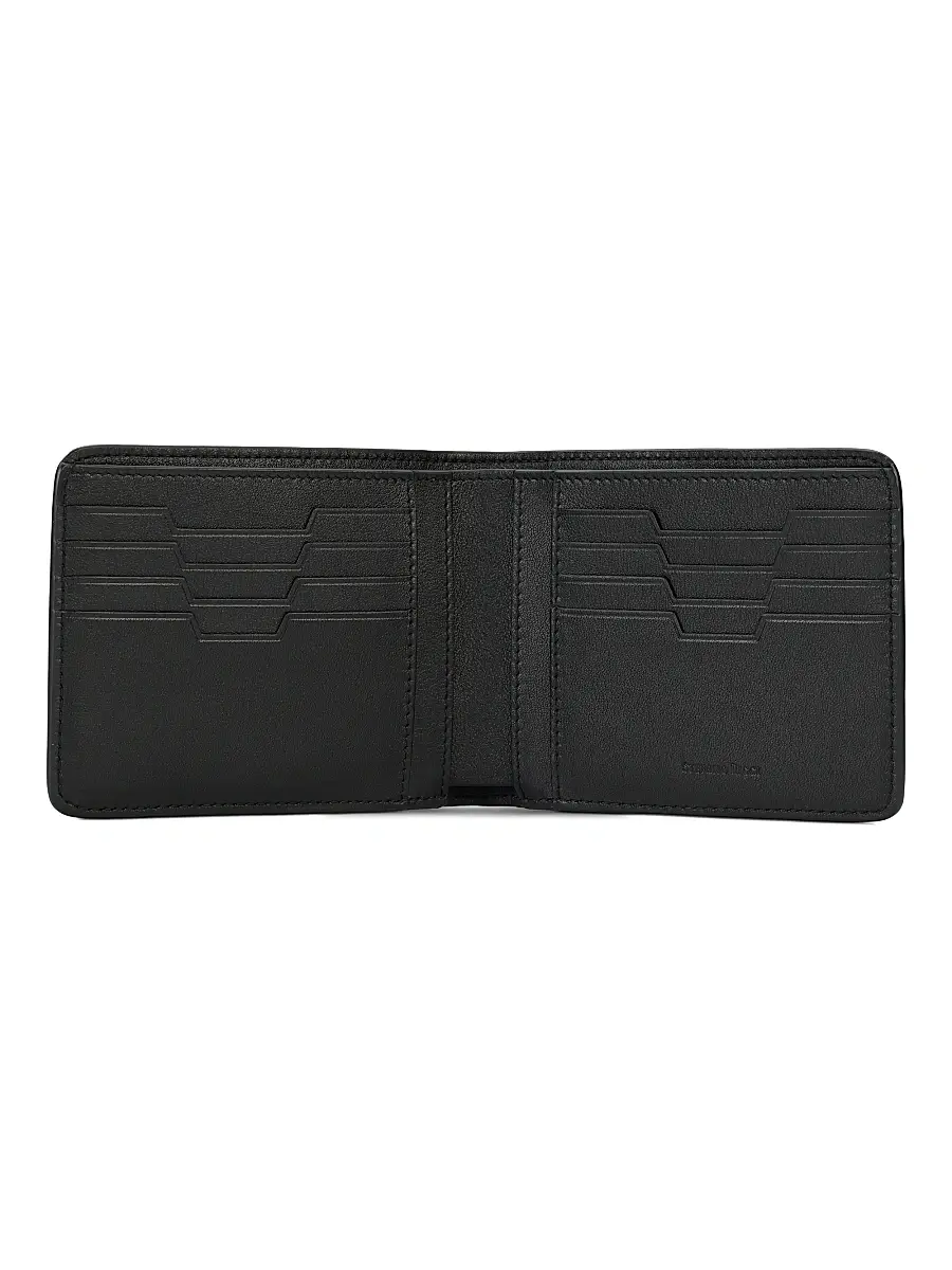 Stefano Ricci Men's Polished Bifold Wallet - Black | Thumbnail 3 Stefano Ricci Men's Polished Bifold Wallet - Black | Thumbnail 3